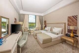 Отель Quba Palace Hotel Губа Двухместный номер Делюкс с 2 отдельными кроватями и видом на горы-3